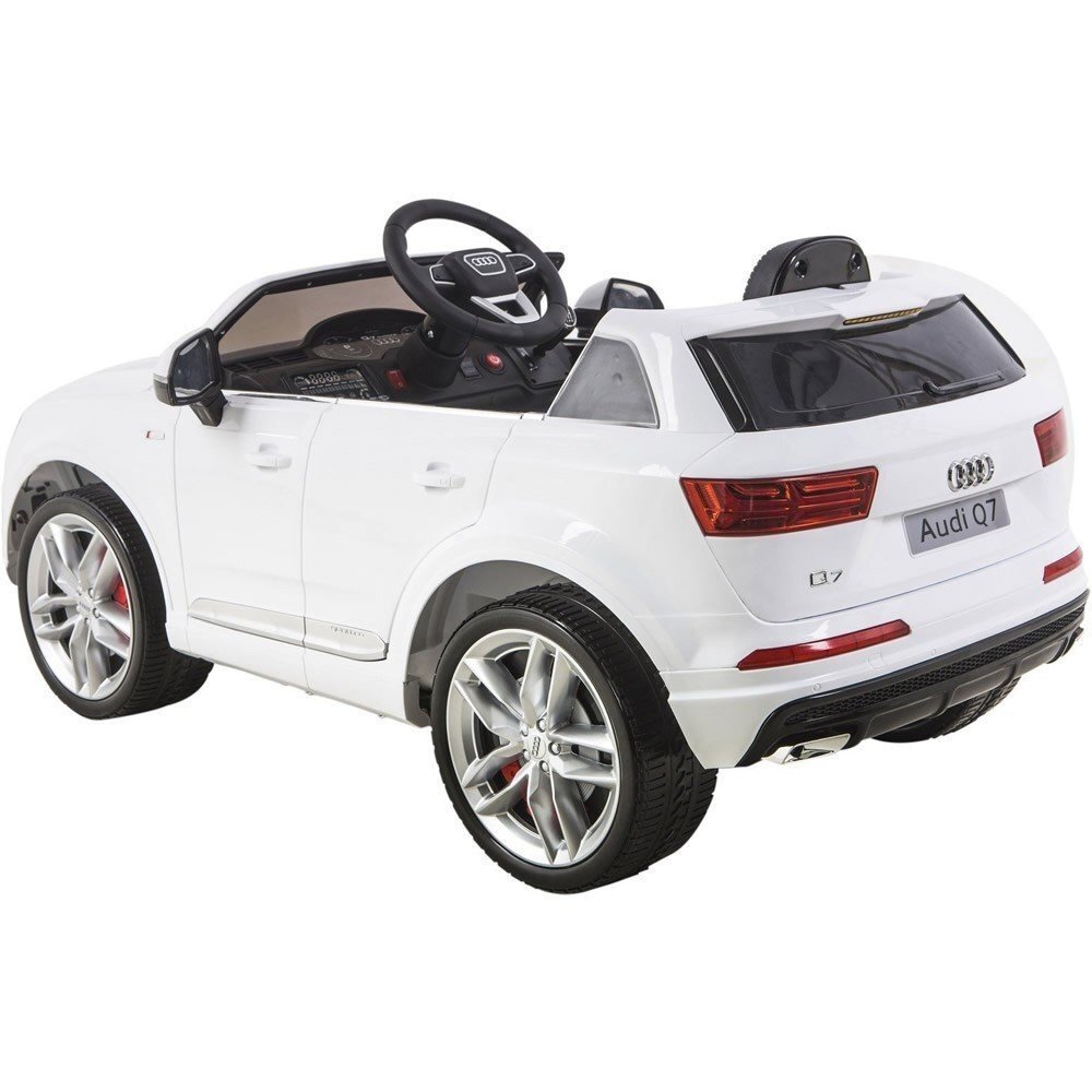 Laste elektriauto Audi Q7 12V, valge цена и информация | Laste elektriautod | hansapost.ee