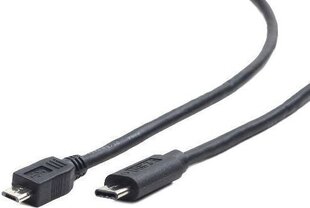Kaabel Gembird Micro USB A -> USB C, 3m hind ja info | Mobiiltelefonide kaablid | hansapost.ee