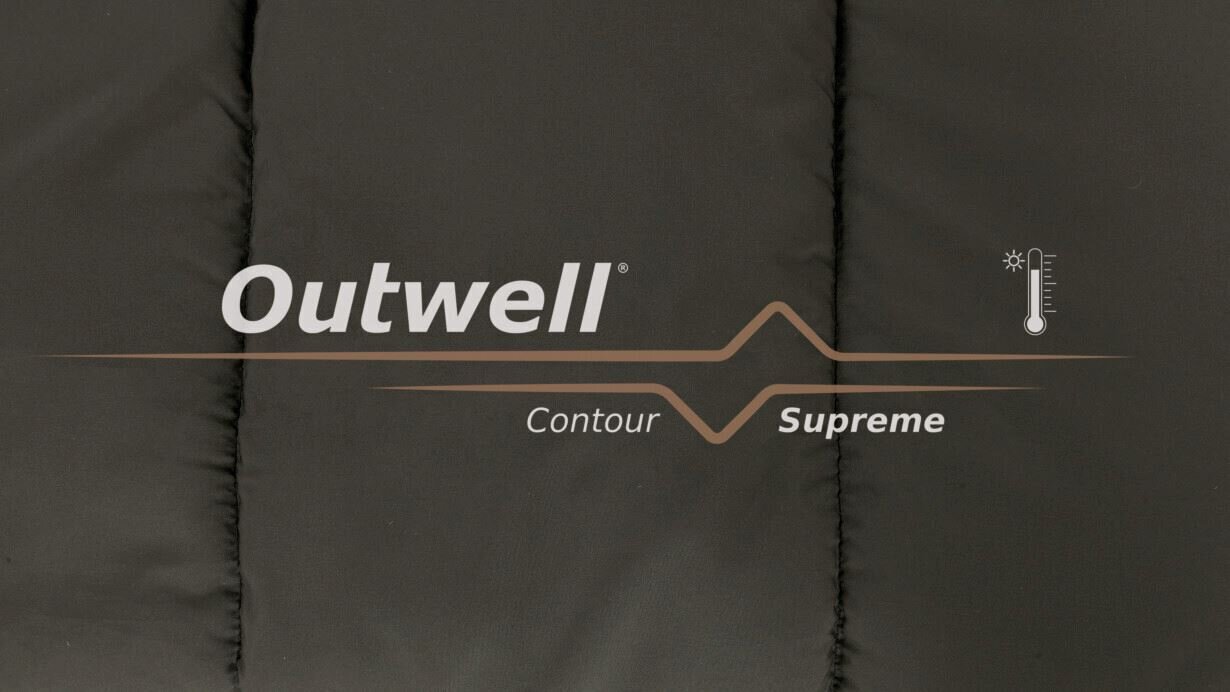 Magamiskott Outwell Contour Supreme, 220x85 cm, pruun hind ja info | Magamiskotid | hansapost.ee