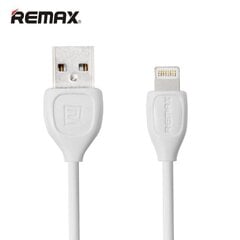 Kaabel Remax Lightning - USB 1M, valge hind ja info | Mobiiltelefonide kaablid | hansapost.ee