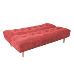 Diivanvoodi Kiruna 186x101xH87cm, punane price and information | Sofa beds and sofas | hansapost.ee