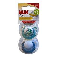 Соски Nuk Star Latex, 18-36 мес., 2 шт. цена и информация | NUK Товары для детей и младенцев | hansapost.ee