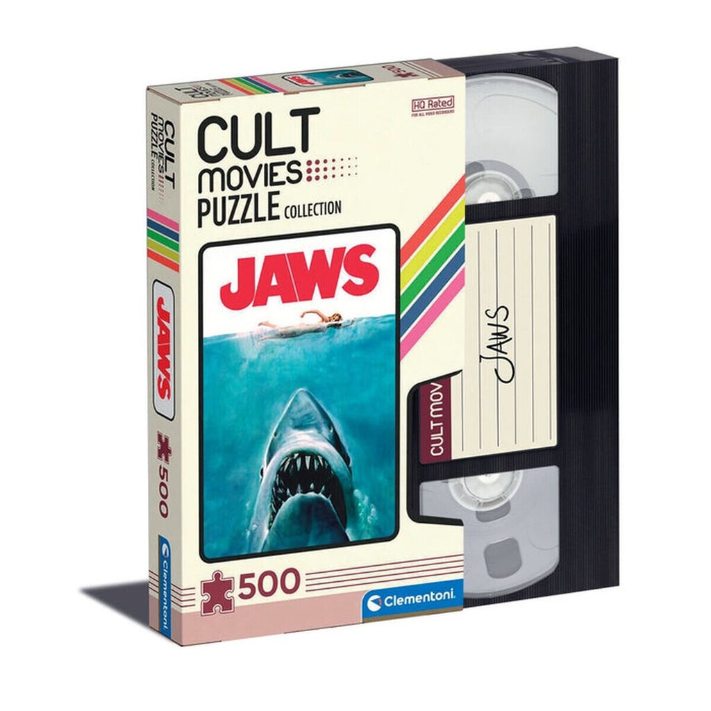 Pusle Clementoni Cult Movies Jaws, 500 tk hind ja info | Pusled lastele ja täiskasvanutele | hansapost.ee