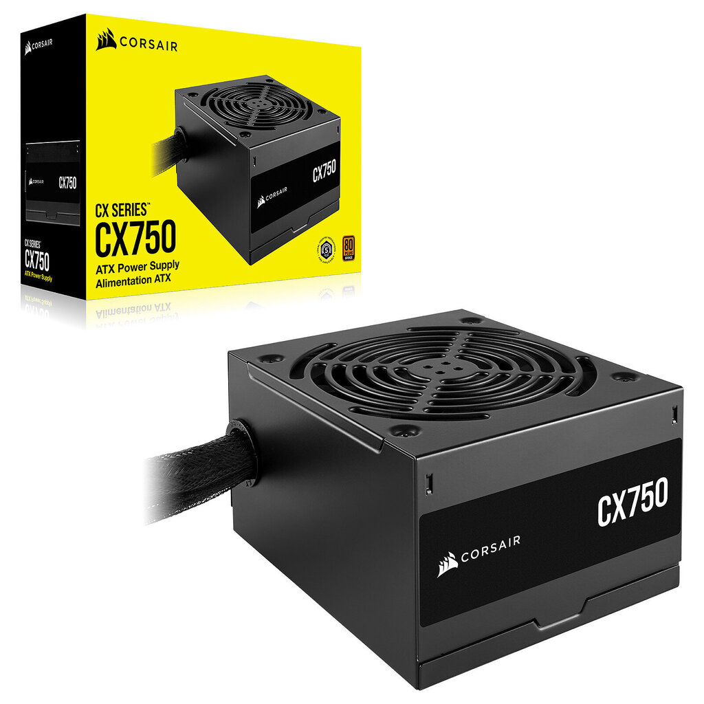 Corsair CX750 CP-9020279-EU цена и информация | Toiteplokid | hansapost.ee