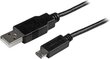 STARTECH 1m USB / Slim Micro USB Cbl цена и информация | Mobiiltelefonide kaablid | hansapost.ee