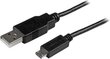 STARTECH 2m USB / Slim Micro USB Cbl цена и информация | Mobiiltelefonide kaablid | hansapost.ee