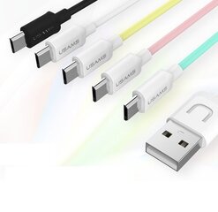  Прочный TPE универсальный кабель Usams US-SJ098 для передачи данных с Micro USB на USB и быстрой зарядки, 1 м, 2A, черный цена и информация | Borofone 43757-uniw | hansapost.ee