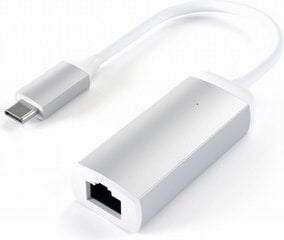 Адаптер USB-C -- Gigabit Ethernet Satechi цена и информация | Borofone 43757-uniw | hansapost.ee