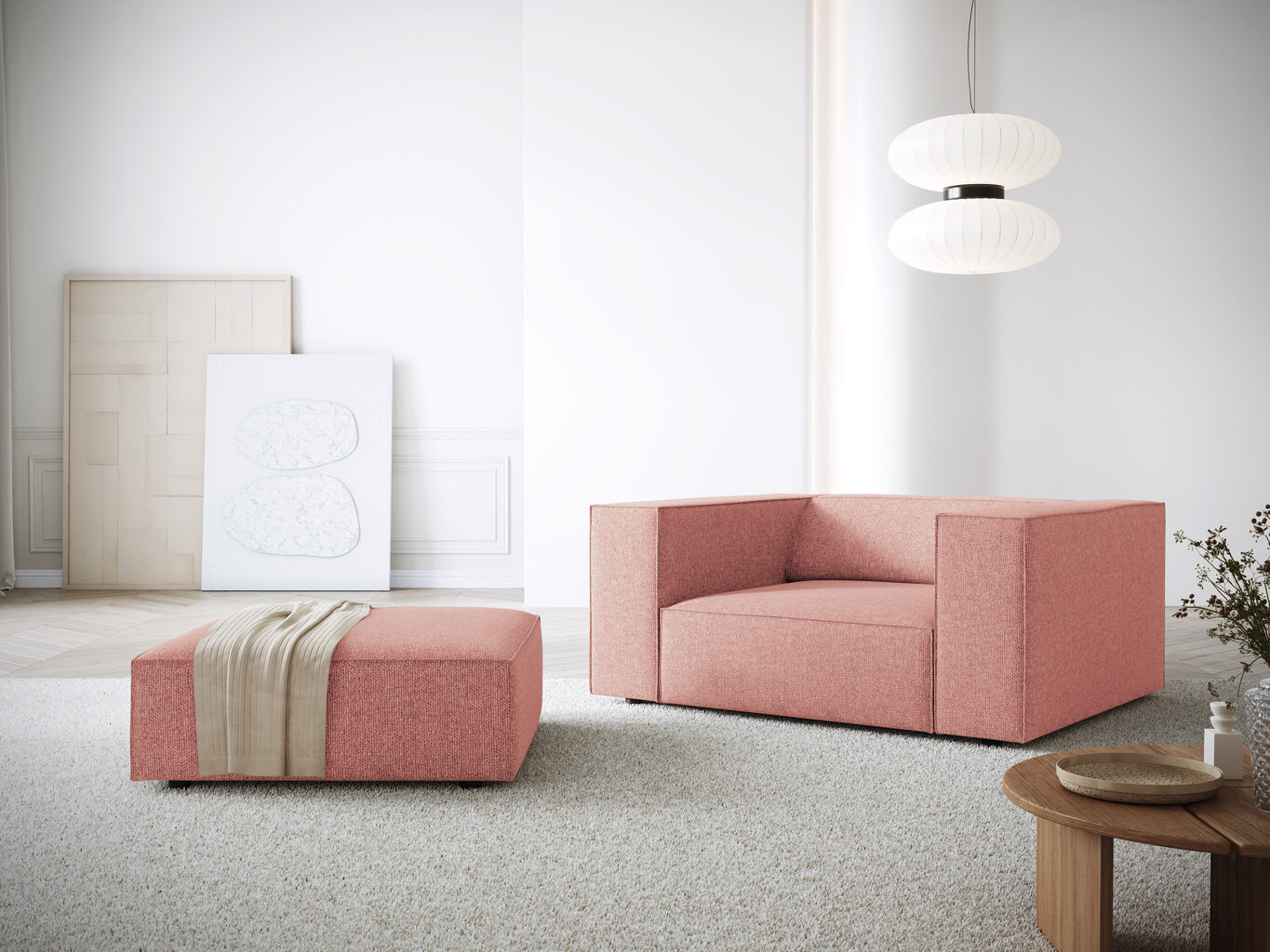 Tumba Cosmopolitan Design Arendal, roosa hind ja info | Kott-toolid, tumbad, järid | hansapost.ee