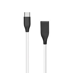 Силиконовый кабель USB - USB-C (черный, 1m) цена и информация | Borofone 43757-uniw | hansapost.ee