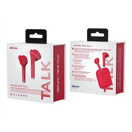 Defunc True Talk Earbuds D4313 Red hind ja info | Kõrvaklapid | hansapost.ee