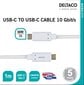 Deltaco USBC-1127M, USB C, 1m цена и информация | Mobiiltelefonide kaablid | hansapost.ee