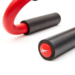 Ручки для отжиманий Reebok Pump, красные цена и информация | Аксессуары для тренажеров | hansapost.ee