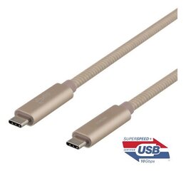 Deltaco USBC-1421M, USB C, 0.5m hind ja info | Mobiiltelefonide kaablid | hansapost.ee