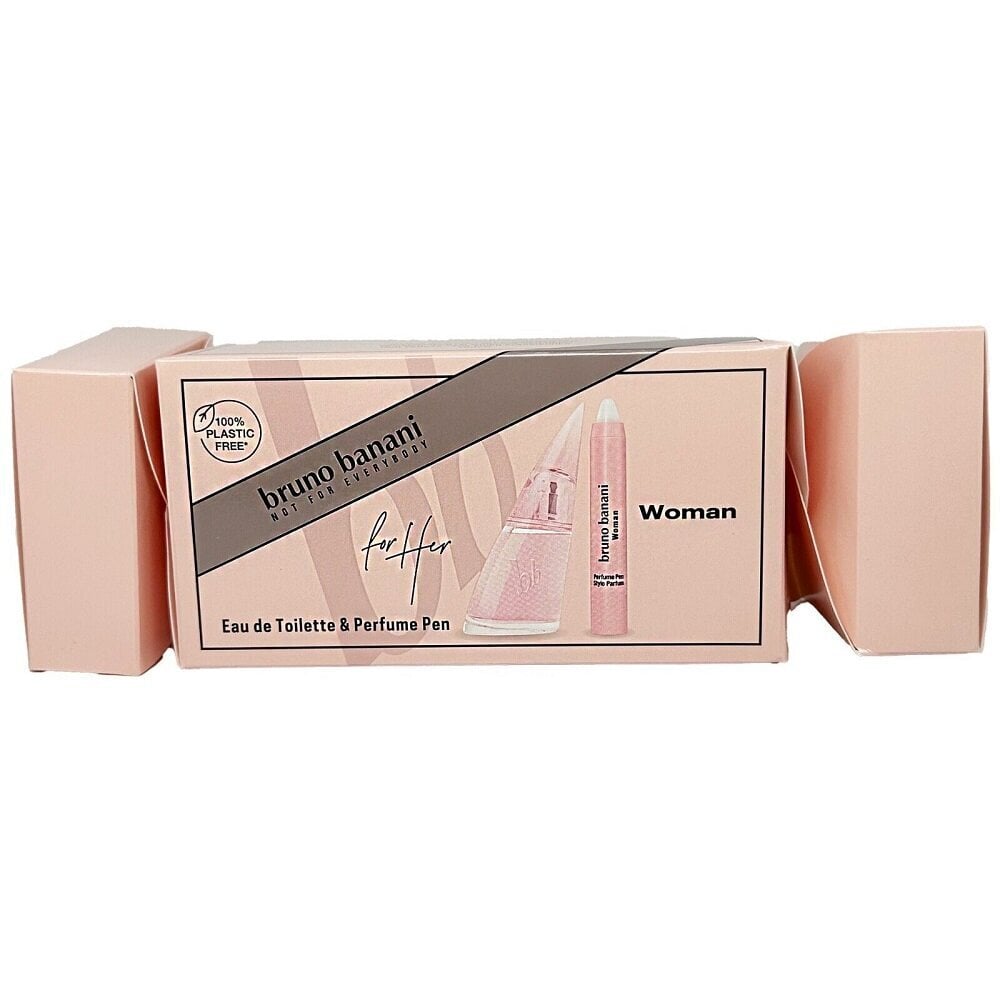 Komplekt Bruno Banani Women EDT naistele: tualettvesi 30 ml + parfüümipliiats 3 g hind ja info | Parfüümid naistele | hansapost.ee