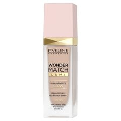 Jumestuskreem Wonder Match Lumi SPF 20 nr.15 Natural Eveline Cosmetics, 30 ml hind ja info | Jumestuskreemid ja puudrid | hansapost.ee