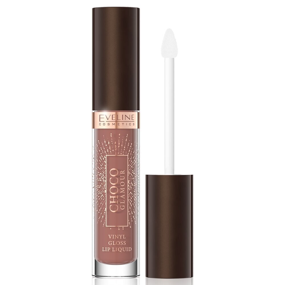 Huuleläige Choco Glamour Vinyl Gloss nr.01 Eveline Cosmetics, 4,5 ml hind ja info | Huulekosmeetika | hansapost.ee