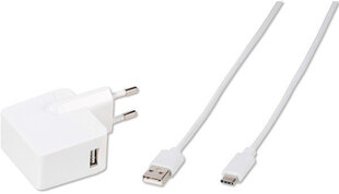 Зарядка Vivanco USB-C 3A 1,2м, белая (60020) цена и информация | Borofone 43757-uniw | hansapost.ee