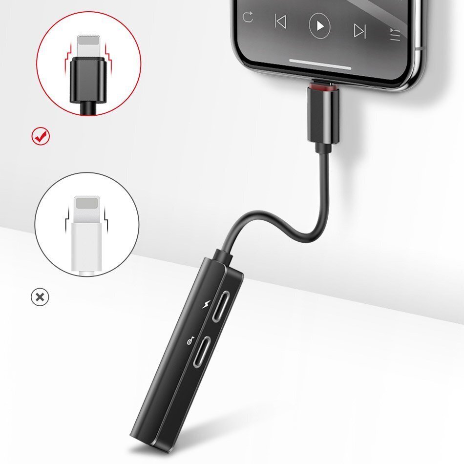 Baseus (CALL52-01), Lightning / TRS 3.5 mm hind ja info | Mobiiltelefonide kaablid | hansapost.ee