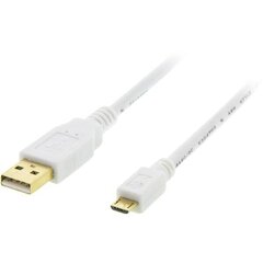 Deltaco MICRO-102, USB A, USB Micro B, 2 м цена и информация | Borofone 43757-uniw | hansapost.ee