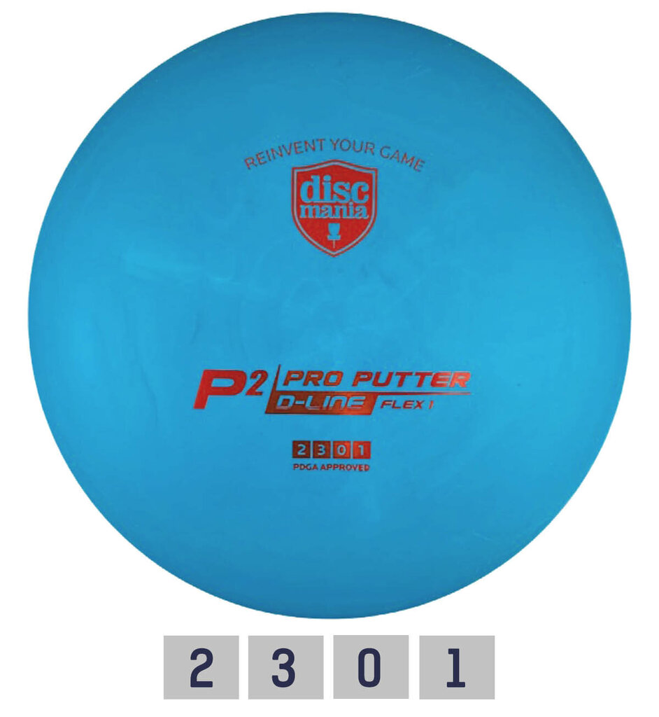 Discgolfi ketas Discmania Putter D-Line P1 Flex 2, sinine hind ja info | Discgolf | hansapost.ee