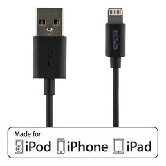 Deltaco IPLH-168, USB A, Lightning, 0.5 м цена и информация | Кабели для телефонов | hansapost.ee