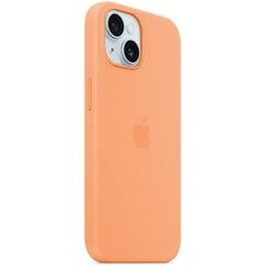 APPLE iPhone 15 Silicone Case with MagSafe - Orange Sorbet цена и информация | Чехлы для телефонов | hansapost.ee