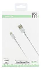 Deltaco IPLH-169, USB A, Lightning, 0.5 м цена и информация | Кабели для телефонов | hansapost.ee