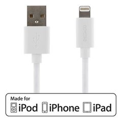 Deltaco IPLH-169, USB A, Lightning, 0.5 м цена и информация | Кабели для телефонов | hansapost.ee