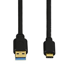 Hama USB-C - USB-A , 0.75 m hind ja info | Mobiiltelefonide kaablid | hansapost.ee