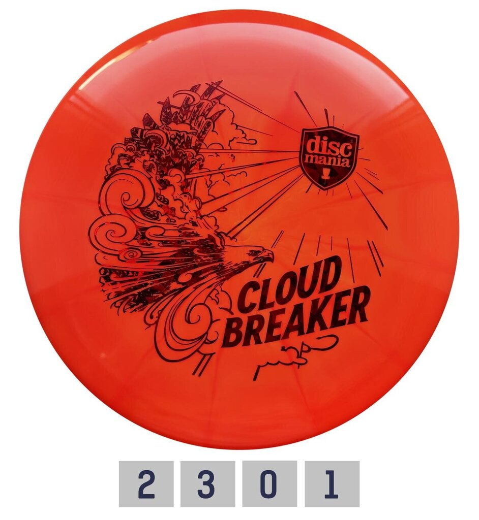 Discgolfi ketas Discmania Lux Vapor Cloud Breaker April Jewels, punane цена и информация | Discgolf | hansapost.ee