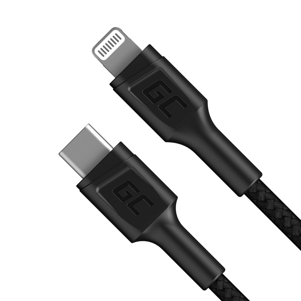 Green Cell USB-C - Lightning цена и информация | Mobiiltelefonide kaablid | hansapost.ee