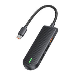 Hub USB-C Mcdodo HU-1430 5w1 (USB2.0*3,USB3.0*1,SD|TF) цена и информация | Адаптеры и USB-hub | hansapost.ee