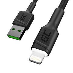 Green Cell KABGC05, USB - Lightning, 1.2 м цена и информация | Кабели для телефонов | hansapost.ee