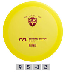 Discgolfi ketas Discmania C-Line CD1, kollane hind ja info | Discgolf | hansapost.ee