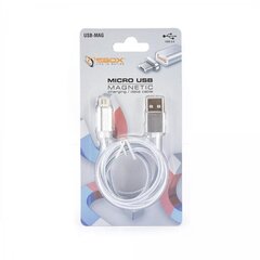 Sbox MAGNETIC-MUSB, Magnetic USB->Micro USB M/M, 1m hind ja info | Mobiiltelefonide kaablid | hansapost.ee