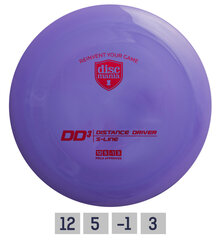 Диск для диск-гольфа Discmania Distance Driver S-line DD3, фиолетовый цена и информация | Диск-гольф | hansapost.ee