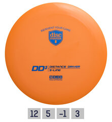 Диск для диск-гольфа Discmania Distance Driver S-line DD3, синий цена и информация | Диск-гольф | hansapost.ee