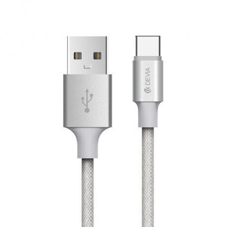 Kaablite komplekt Devia Pheez USB - Type C (3 tk), 25cm, 1m, 2m hind ja info | Mobiiltelefonide kaablid | hansapost.ee