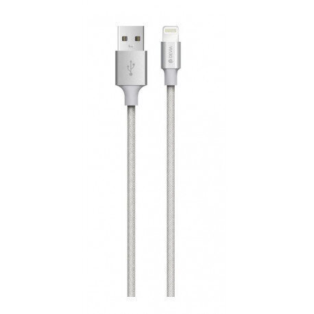 Kaabel Devia Pheez, USB - Lightning (5V 2.4A), 1m цена и информация | Mobiiltelefonide kaablid | hansapost.ee