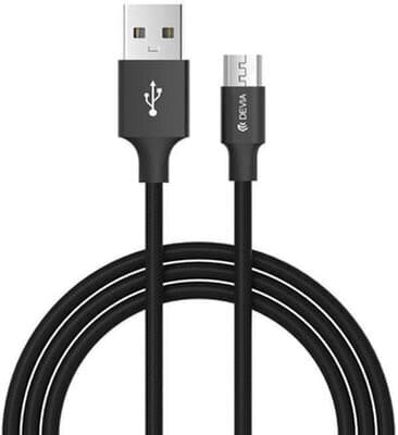 Kaabel Devia Smart, Micro USB V2 (5V 2.1A), 1m hind ja info | Mobiiltelefonide kaablid | hansapost.ee