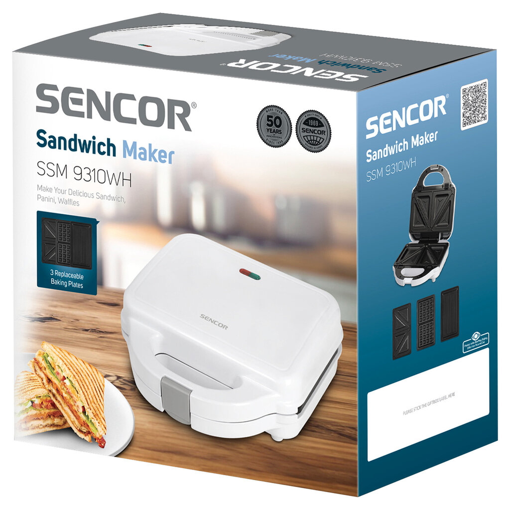 Sencor SSM 9310WH цена и информация | Vahvlimasinad ja pannkoogiküpsetajad | hansapost.ee