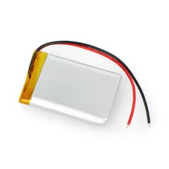 Akyga Li-Pol, 1200mAh 1S 3.7V, 100mm, 50x34x6mm hind ja info | Autoakud | hansapost.ee