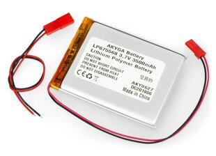 Аккумулятор Akyga AN-15643 Li-Pol 3500мАч 1S 3,7В - JST-BEC цена и информация | Аккумуляторы | hansapost.ee