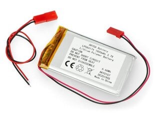 Аккумулятор Akyga AN-15631 Li-Pol 1800мАч 1S 3,7V JST-BEC цена и информация | Аккумуляторы | hansapost.ee