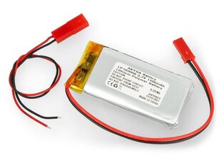 Akyga Li-Pol 1700mAh 1S 3.7V JST-BEC hind ja info | Autoakud | hansapost.ee