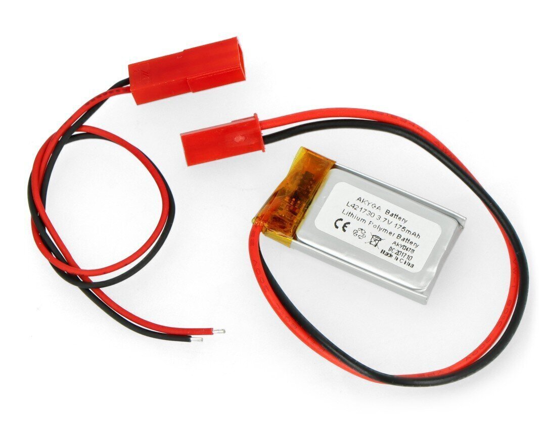 Akyga Li-Pol 175mAh 1S 3.7V hind ja info | Autoakud | hansapost.ee