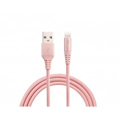 Andmeedastuskaabel Tellur USB/Lightning, 1m, Roosa/Kuldne hind ja info | Mobiiltelefonide kaablid | hansapost.ee