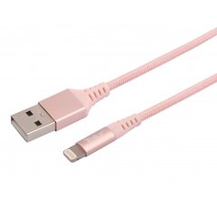 Andmeedastuskaabel Tellur USB/Lightning, 1m, Roosa/Kuldne hind ja info | Mobiiltelefonide kaablid | hansapost.ee