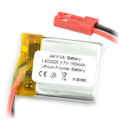 Akyga Li-Pol 150mAh 1S 3.7V hind ja info | Autoakud | hansapost.ee